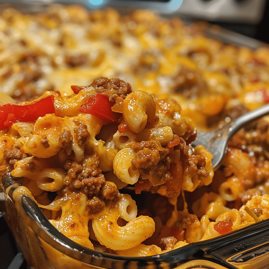 Chili Mac and Cheese Casserole — chef-tested restaurant-quality photo