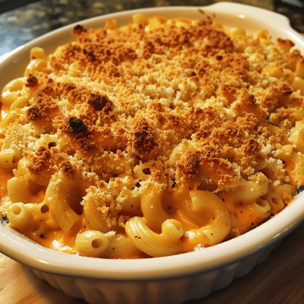 Creamy Pumpkin Mac 'n' Cheese Bake — chef-tested restaurant-quality photo
