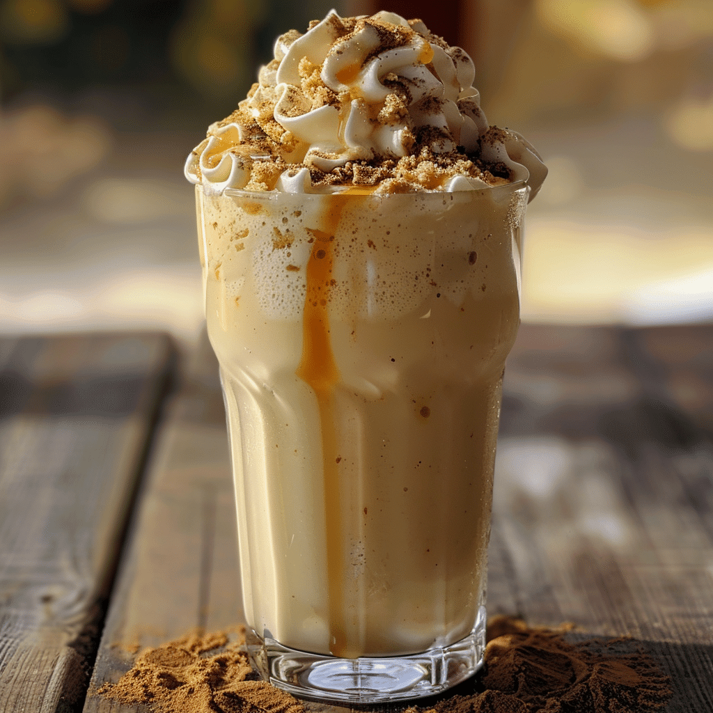How to make Creamy Pumpkin Spice Milkshake — key cooking step