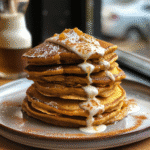 Pumpkin Spice Pancakes with Maple Cream — chef-tested restaurant-quality photo