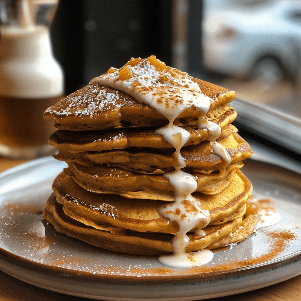 Pumpkin Spice Pancakes with Maple Cream — chef-tested restaurant-quality photo