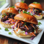 Smoky BBQ Beef Sliders with Tangy Slaw — chef-tested restaurant-quality photo