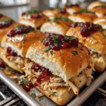 Thanksgiving Leftover Sliders with Cranberry Sauce — chef-tested restaurant-quality photo