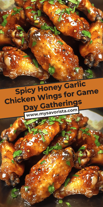 Spicy Honey Garlic Chicken Wings for Game Day Gatherings