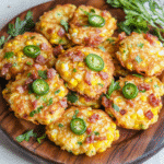 Cheesy Bacon Jalapeño Corn Fritters for Game Day Gatherings — chef-tested restaurant-quality photo
