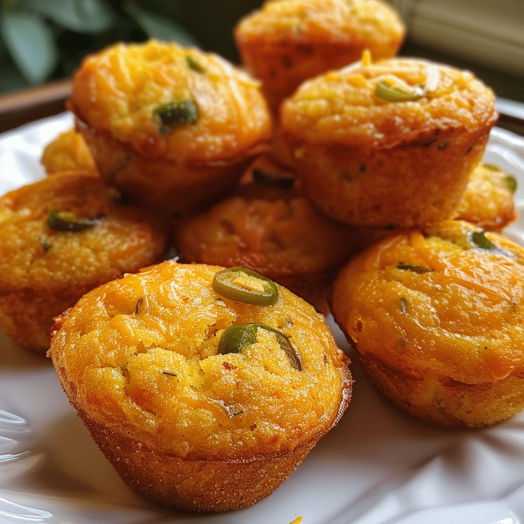 Cheesy Jalapeño Corn Dog Muffins — chef-tested restaurant-quality photo