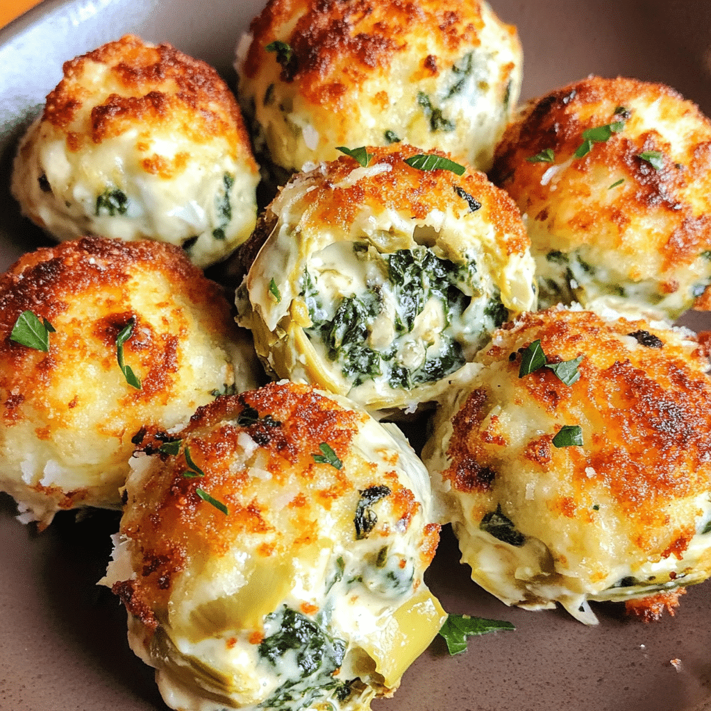 How to make Cheesy Spinach Artichoke Dip Bites for Game Day — key cooking step