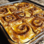 Cinnamon Roll French Toast Casserole with Maple Syrup — chef-tested restaurant-quality photo