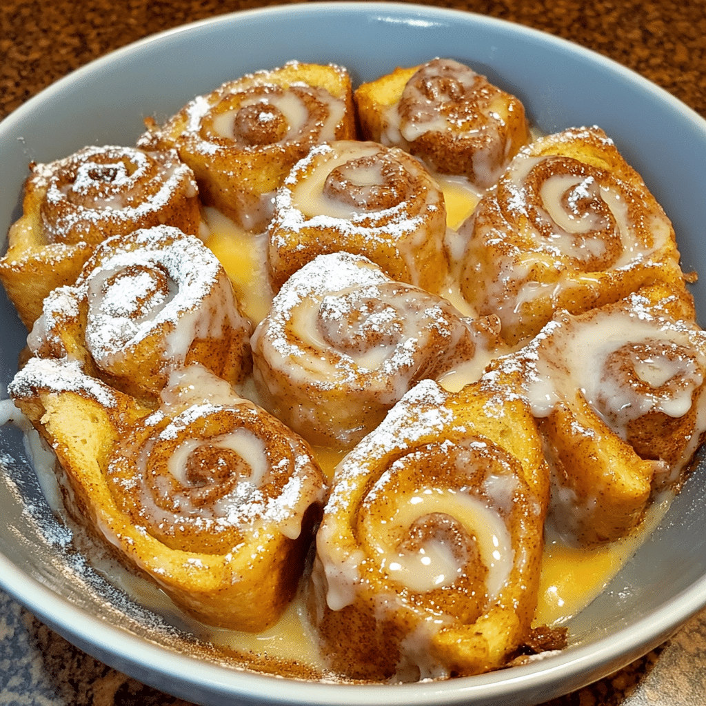 Cinnamon Roll Overnight French Toast Casserole — chef-tested restaurant-quality photo