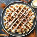 Cinnamon Roll Waffles with Cream Cheese Drizzle — chef-tested restaurant-quality photo