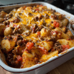 Cozy Chili Cheese Potato Bake — chef-tested restaurant-quality photo