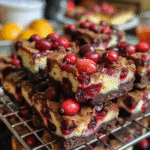 Cranberry Orange Cheesecake Brownies for Friendsgiving — chef-tested restaurant-quality photo