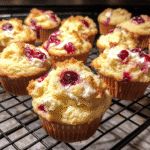 Cranberry-Orange Cream Cheese Stuffed Muffins — chef-tested restaurant-quality photo