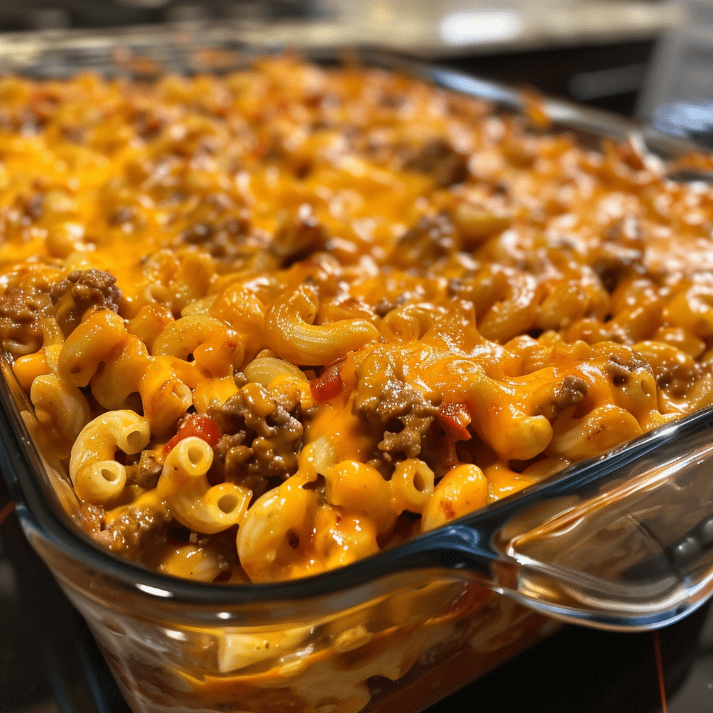 Creamy Chili Mac and Cheese Casserole — chef-tested restaurant-quality photo