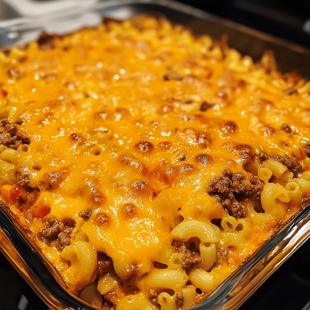 How to make Creamy Pumpkin Chili Mac Casserole — key cooking step