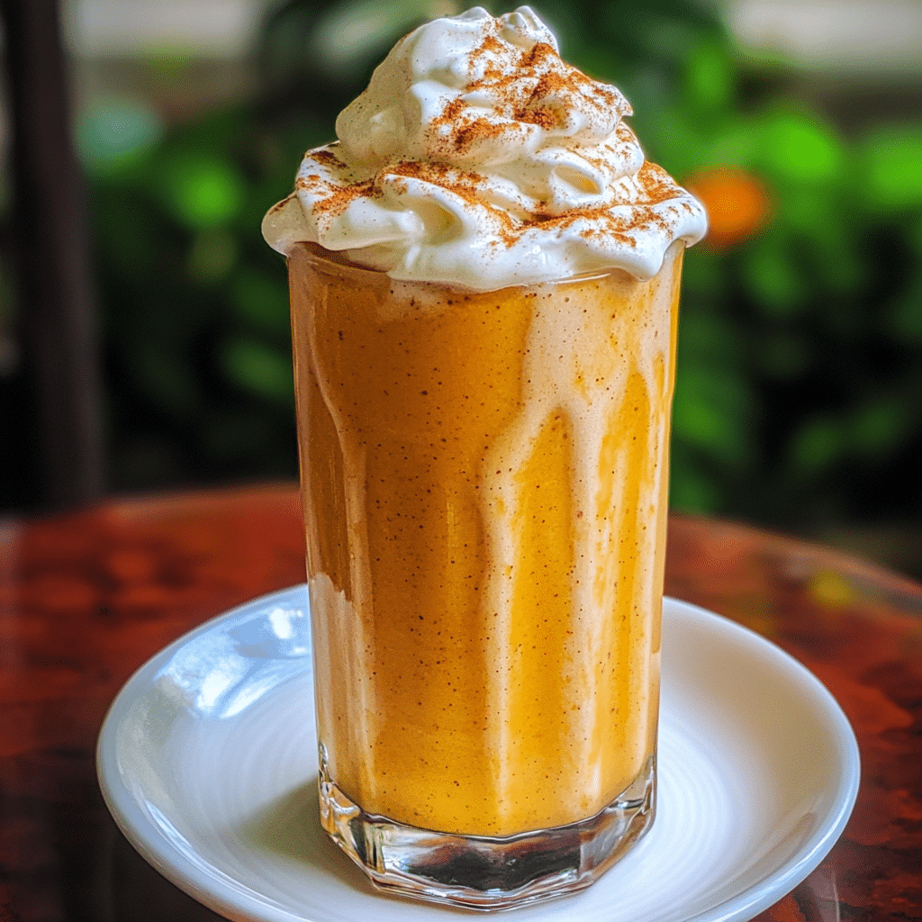 Creamy Pumpkin Spice Milkshake with Whipped Cream — chef-tested restaurant-quality photo