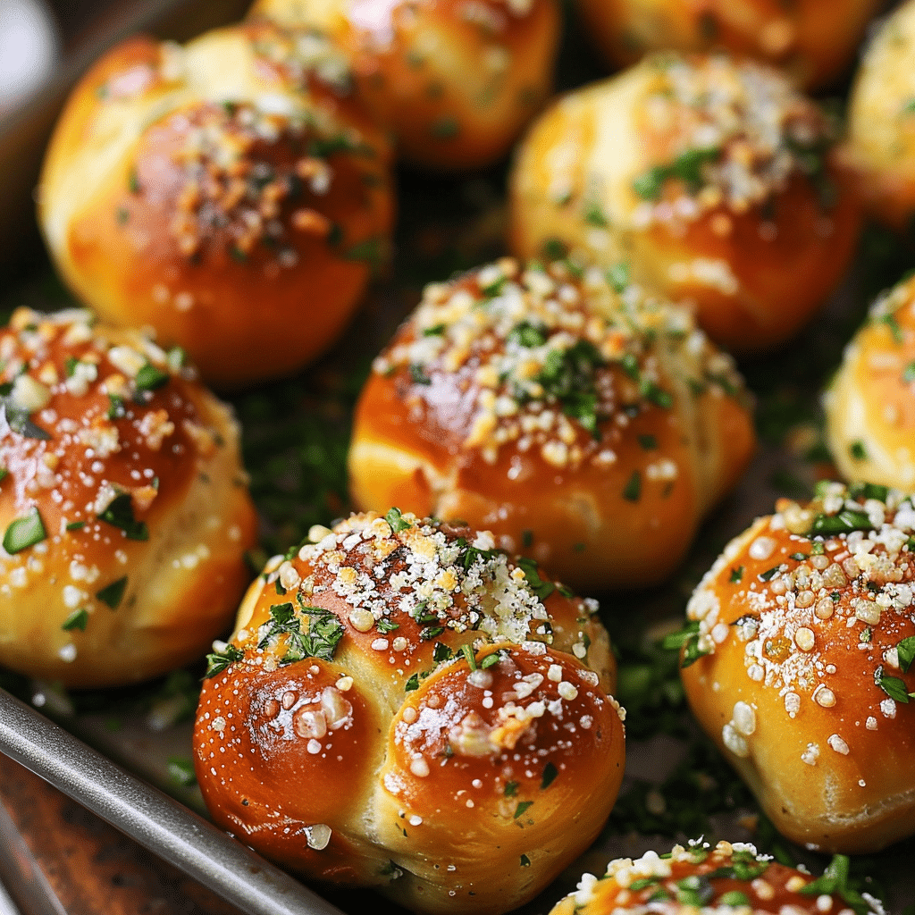 How to make Crispy Garlic Parmesan Pretzel Bites — key cooking step