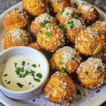 Crispy Garlic Parmesan Pretzel Bites with Zesty Dip — chef-tested restaurant-quality photo