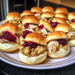 Friendsgiving Turkey & Cranberry Sliders — chef-tested restaurant-quality photo