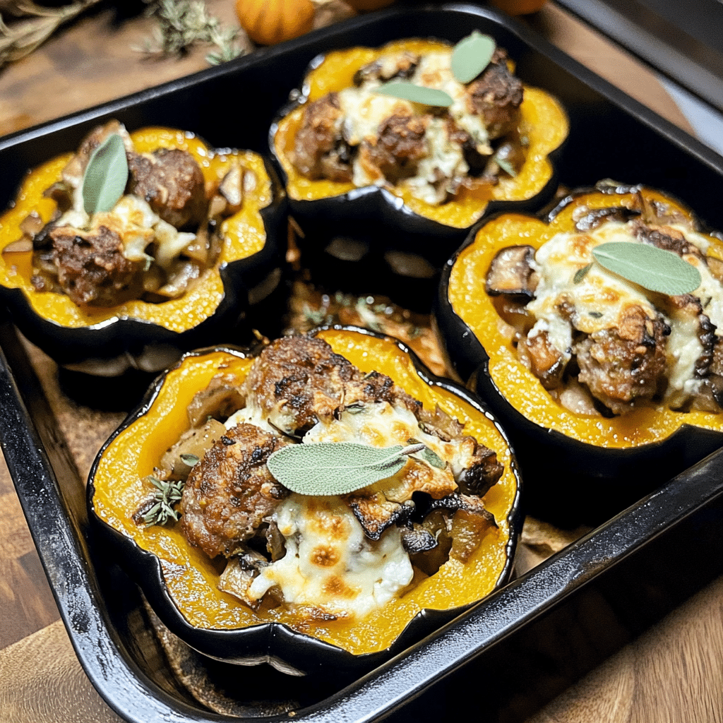 Harvest Festive Stuffed Acorn Squash Bites — chef-tested restaurant-quality photo