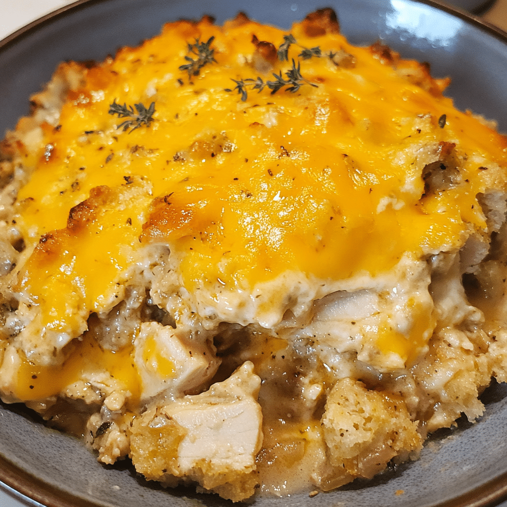 Hearty Turkey and Stuffing Casserole for Comfort — chef-tested restaurant-quality photo