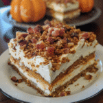 Maple Bacon Pumpkin Spice Cheesecake Bars — chef-tested restaurant-quality photo