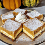Pumpkin Spice Cheesecake Bars — chef-tested restaurant-quality photo