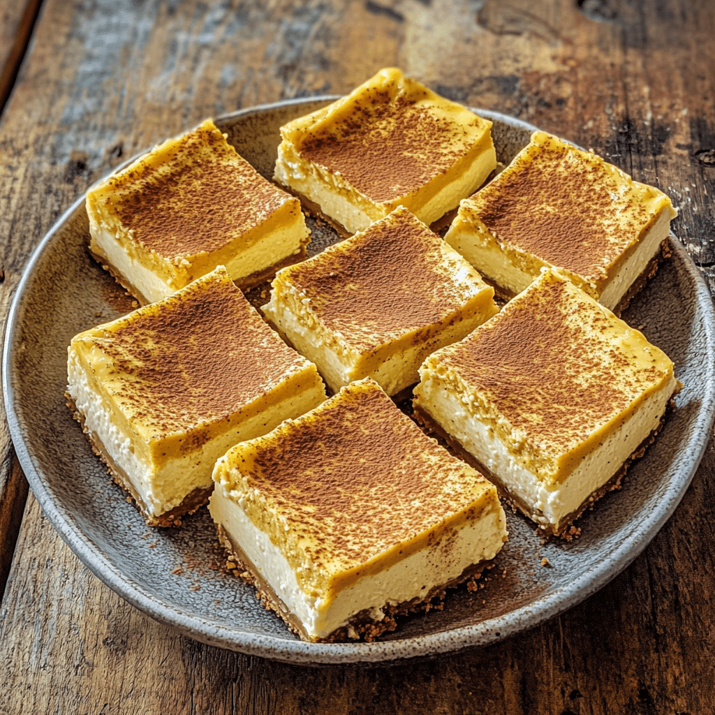 Pumpkin Spice Cheesecake Bars for Festive Desserts — chef-tested restaurant-quality photo
