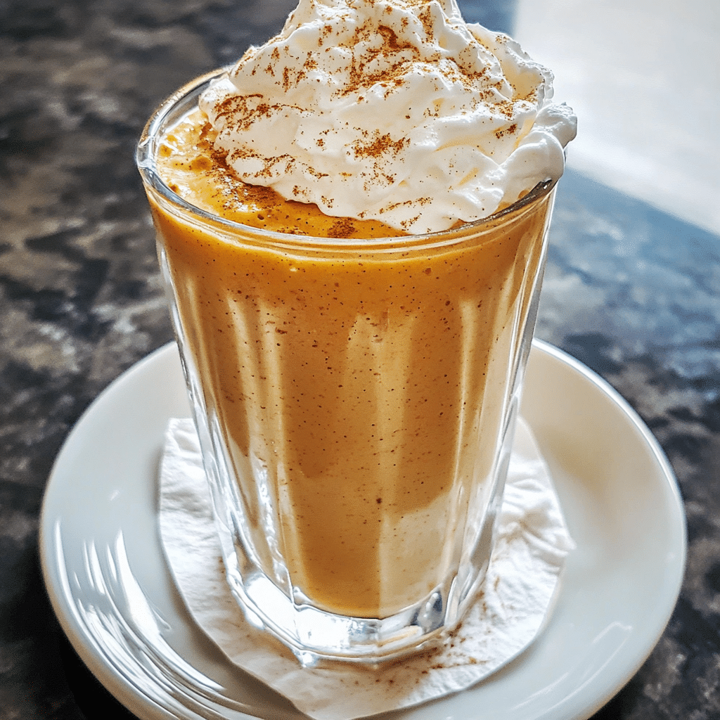 Rich Pumpkin Spice Milkshake with Whipped Cream — chef-tested restaurant-quality photo