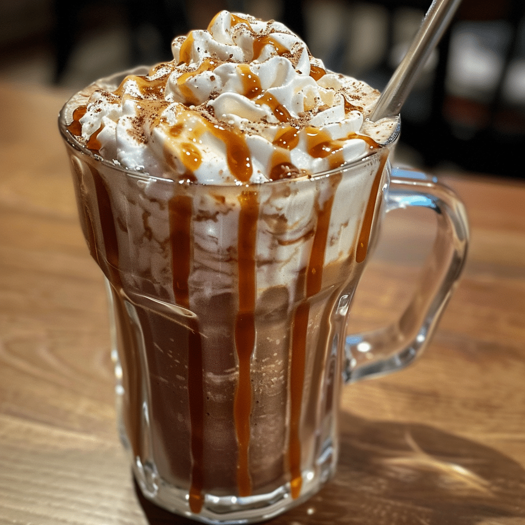 Salted Caramel Hot Chocolate Milkshake — chef-tested restaurant-quality photo