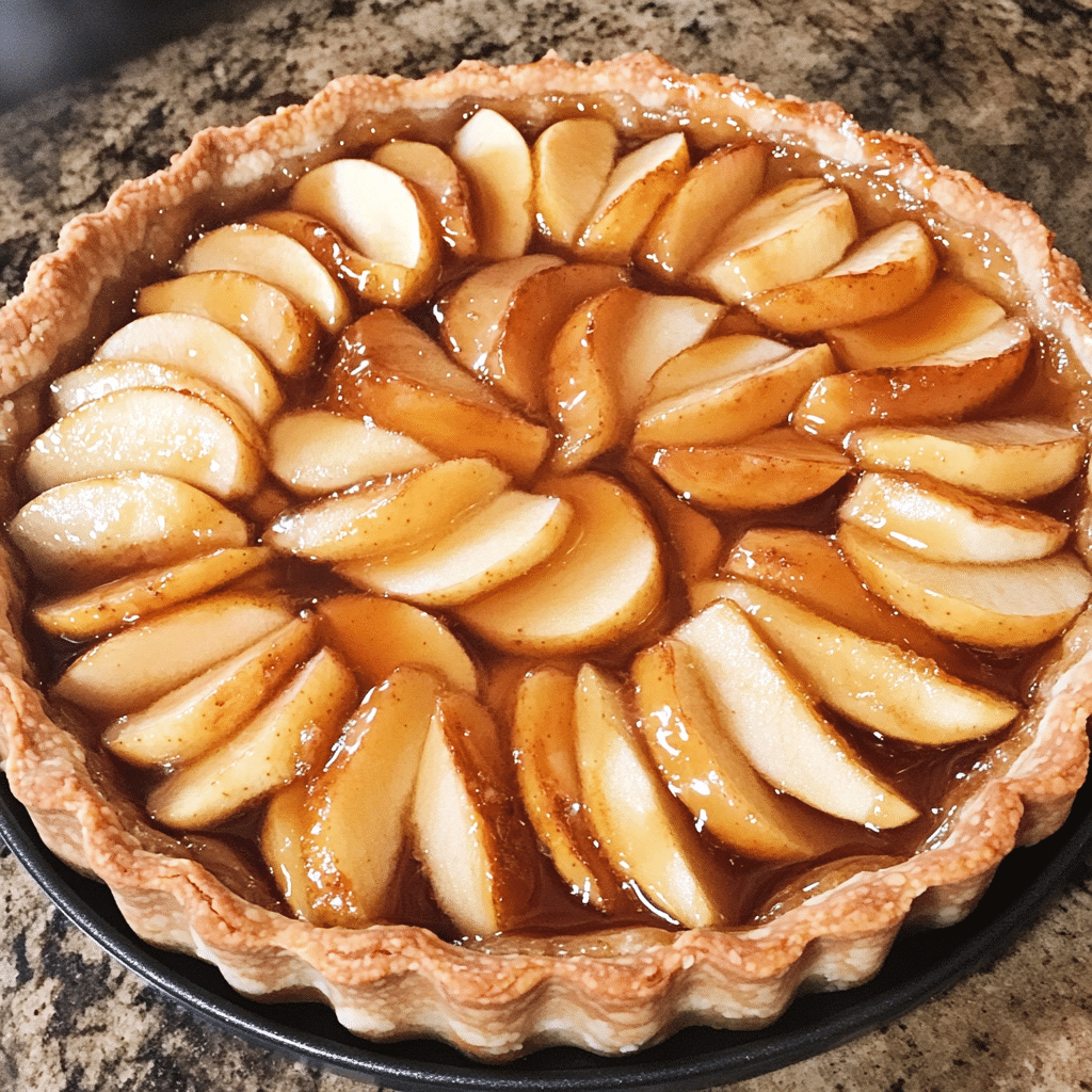 Savory Caramel Apple Tart — chef-tested restaurant-quality photo