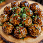 Savory Herb-Glazed Turkey Meatballs for Friendsgiving — chef-tested restaurant-quality photo