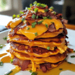 Savory Pumpkin Pancake Breakfast Stack — chef-tested restaurant-quality photo
