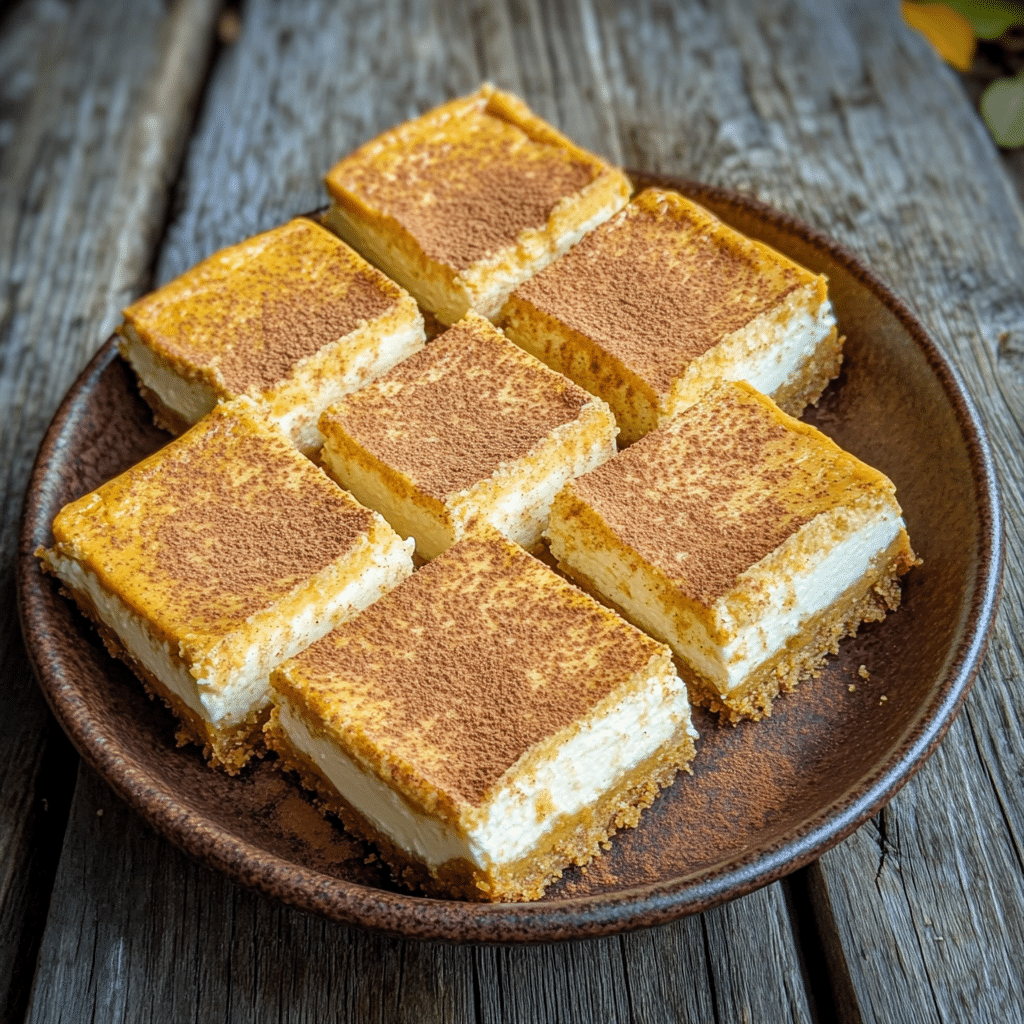 Spiced Pumpkin Cheesecake Bars for a Festive Treat — chef-tested restaurant-quality photo