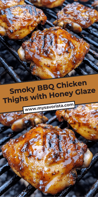 Smoky BBQ Chicken Thighs with Honey Glaze