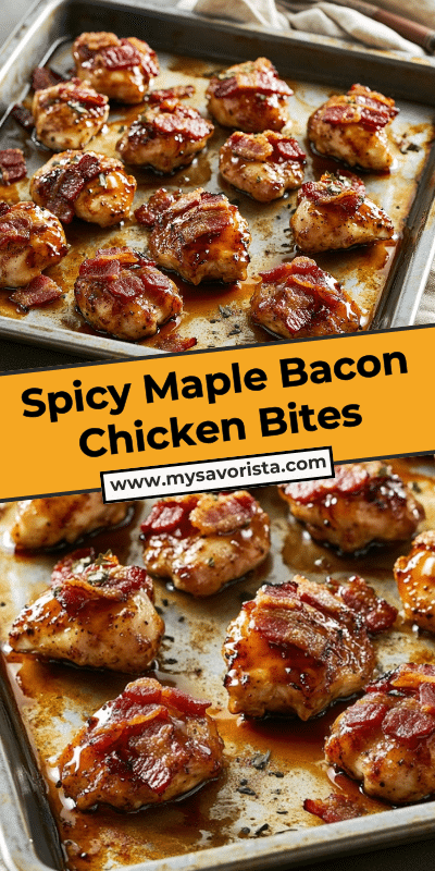 Spicy Maple Bacon Chicken Bites