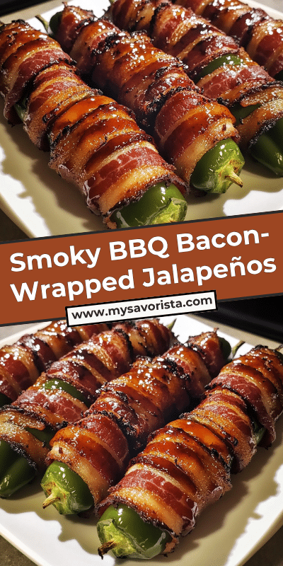 Smoky BBQ Bacon-Wrapped Jalapeños