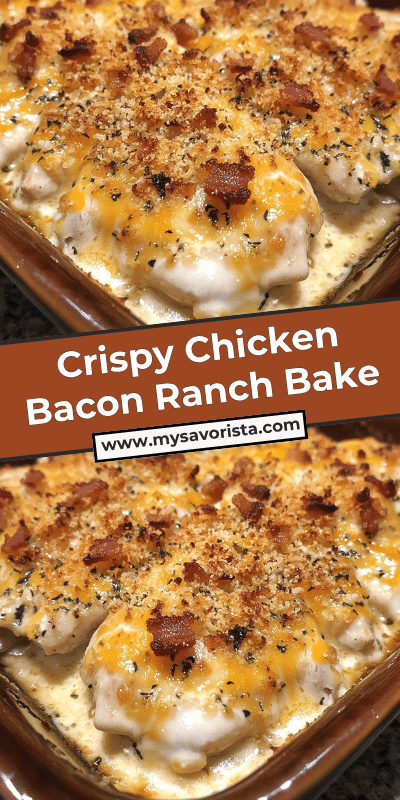 Crispy Chicken Bacon Ranch Bake