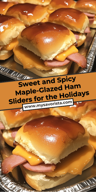 Sweet and Spicy Maple-Glazed Ham Sliders for the Holidays