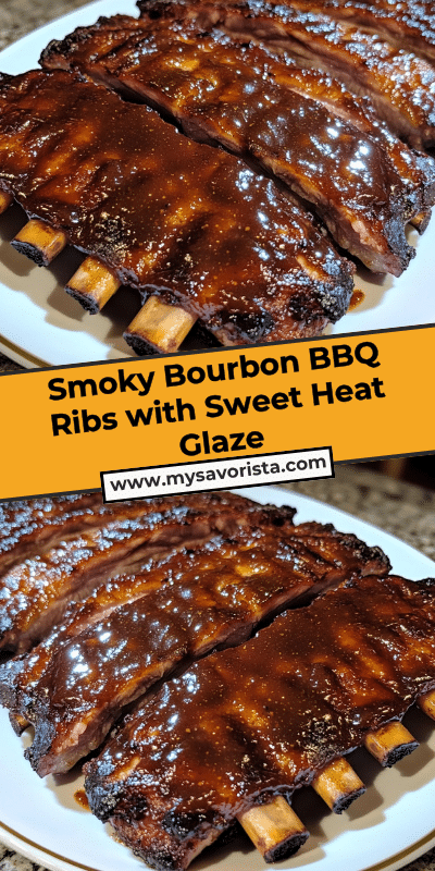 Smoky Bourbon BBQ Ribs with Sweet Heat Glaze