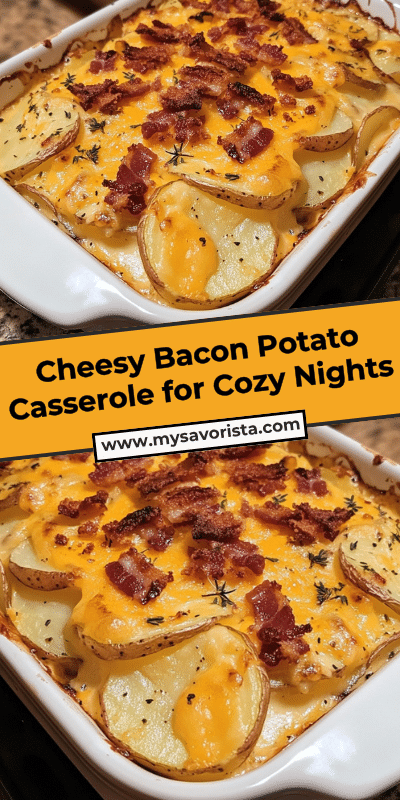 Cheesy Bacon Potato Casserole for Cozy Nights