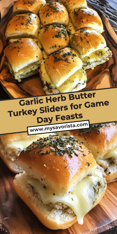 Garlic Herb Butter Turkey Sliders for Game Day Feasts