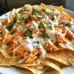 Buffalo Chicken Nachos with Creamy Drizzle — chef-tested restaurant-quality photo