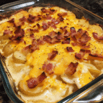 How to make Cheesy Bacon Potato Casserole for Cozy Nights — key cooking step