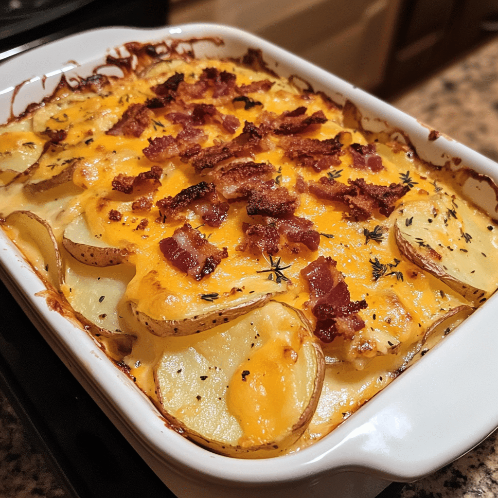 Cheesy Bacon Potato Casserole for Cozy Nights — chef-tested restaurant-quality photo