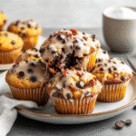 How to make Chocolate Chip Bacon Muffins with Maple Glaze — key cooking step