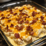 How to make Creamy Chicken Bacon Ranch Casserole for Cozy Nights — key cooking step