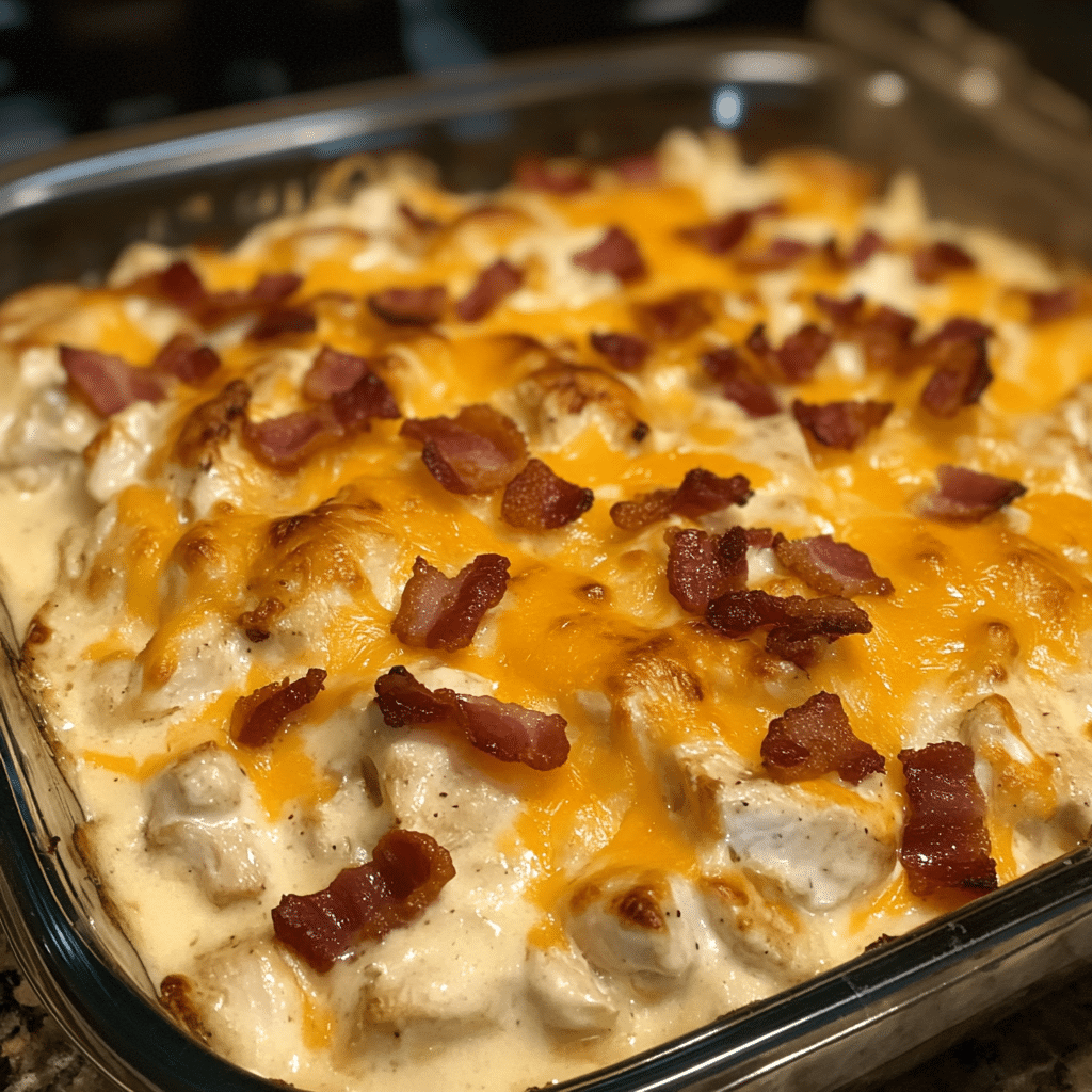 Creamy Chicken Bacon Ranch Casserole for Cozy Nights — chef-tested restaurant-quality photo