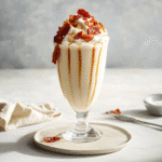 How to make Creamy Maple Bourbon Milkshake with Bacon Swirl — key cooking step