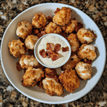 How to make Crispy Air Fryer Chicken Bacon Ranch Bites — key cooking step